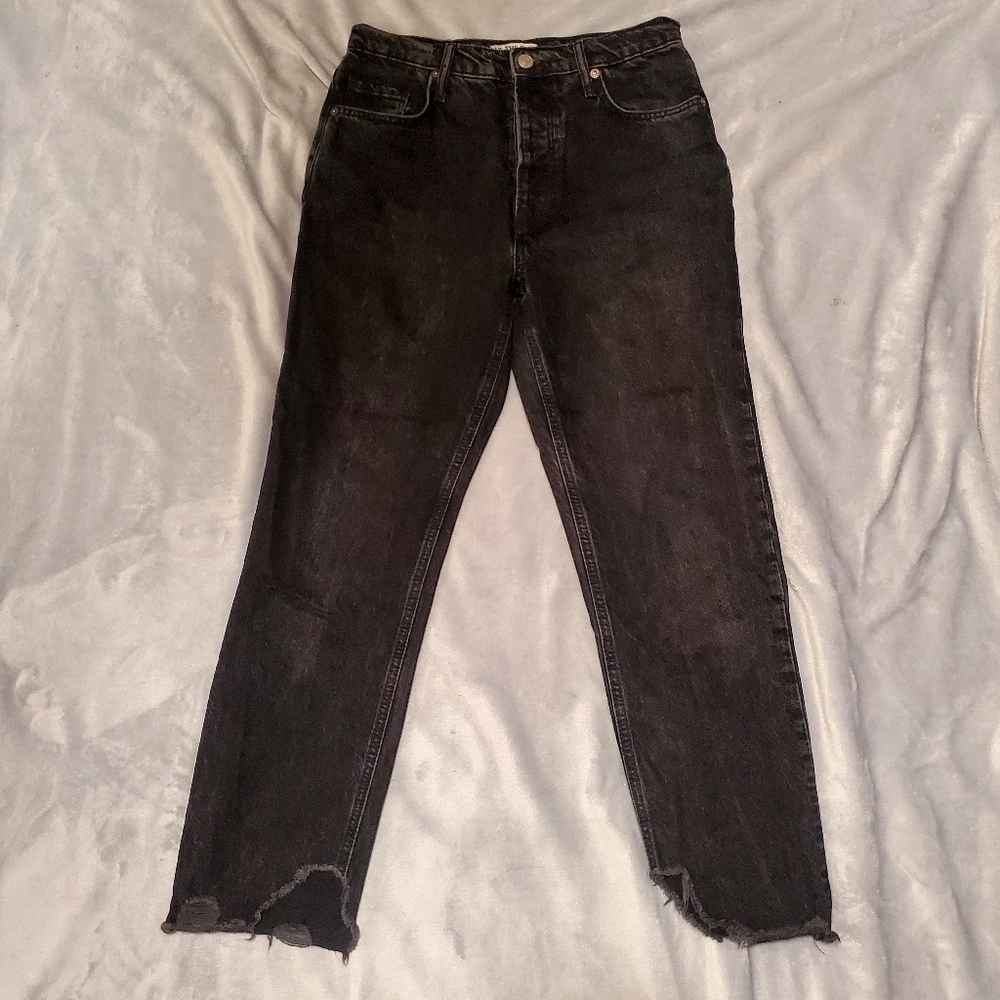 Free People We The Free Distressed Boyfriend Jeans Size 26
